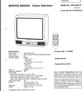 download skema tv sanyo tabung crt