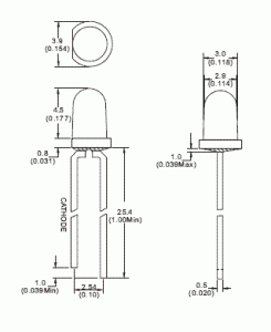 led 3mm inframerah
