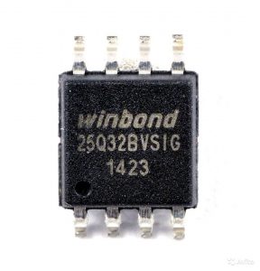 winbond 25q32bv flash memory