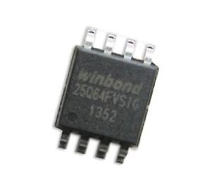 winbond 25q64 flash memory