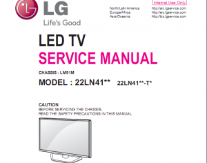 LG 24ln41xx service manual