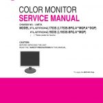 Service Manual Color Monitor LCD LG L1753S Download