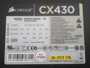 corsair cx 430 repair