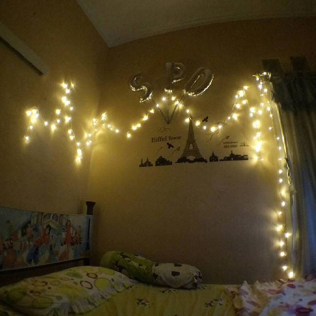  Cara Memasang Lampu Tumblr Di Dinding Kamar Tidur MUDAH 