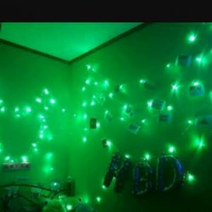 Lampu tumblr warna hijau