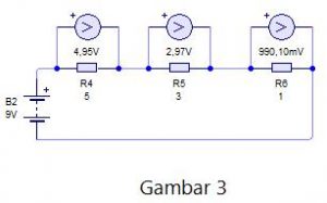 fungsi resistor pembagi tegangan listrik