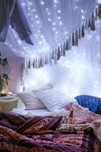 hiasan kamar denganLampu-Tumblr