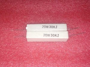 resistor tetap tipe semen atau kapur