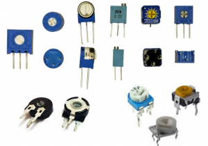 Gambar macam macam trimpot variabel resistor trimmer potensio