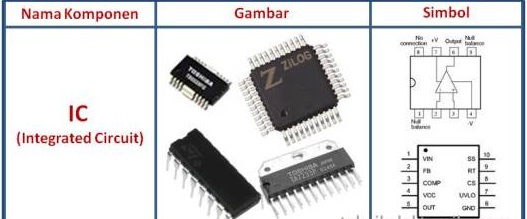 komponen elektronika aktif ic