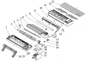 Air conditioner parts list