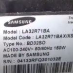 Service TV LCD Samsung Mati Total LA 32R71 BA